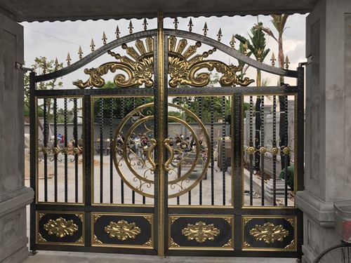 cửa cổng sắt mỹ thuật