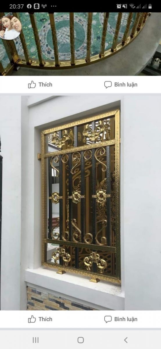 hàng rào sắt mỹ thuật Long An