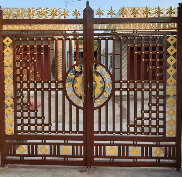 mẫu cửa cổng sắt đẹp Tân An