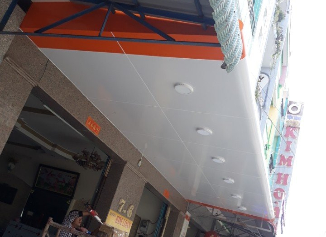 lắp đặt mái che alu long an