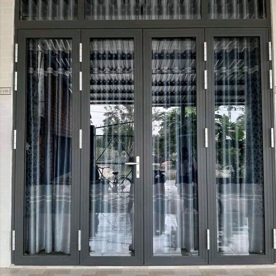mẫu cửa nhôm ksinh tân an đẹp