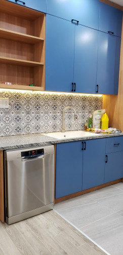 Mẫu tủ bếp gỗ công nghiệp đẹp