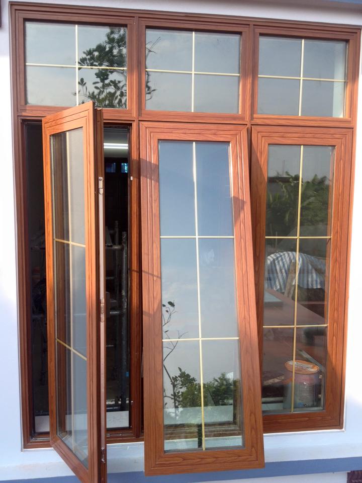 Nhôm xingfa giả gỗ