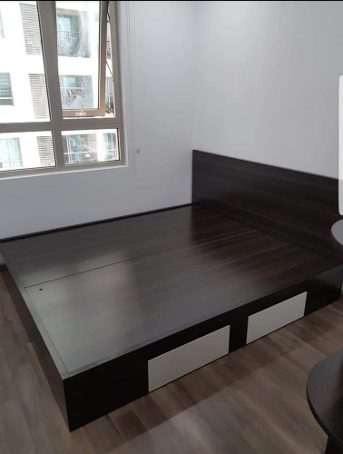 Thi công giường ngủ gỗ công nghiệp cao cấp
