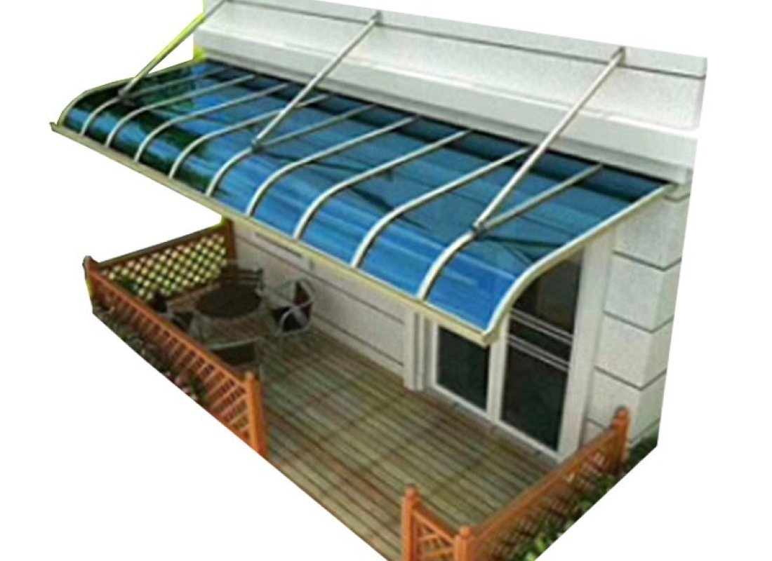 Mái che khung nhôm kính cường lực cho nhà dân